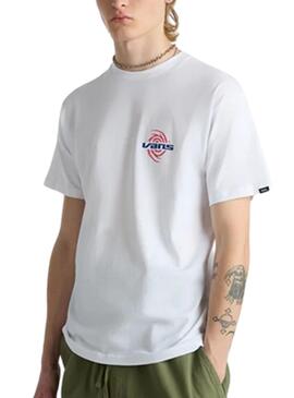 Camiseta Vans Hole Branca para Homem