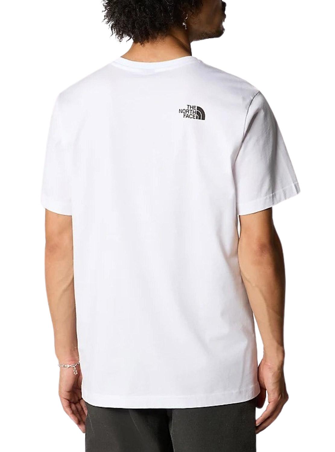 Camiseta The North Face Easy Tee Branco Homem