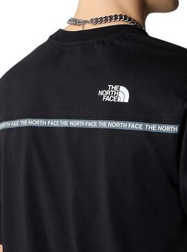 Camiseta The North Face Zumu Relaxada Negra Homem