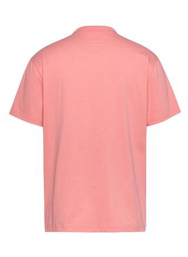 Camisa Tommy Jeans Corp Rosa para Homem