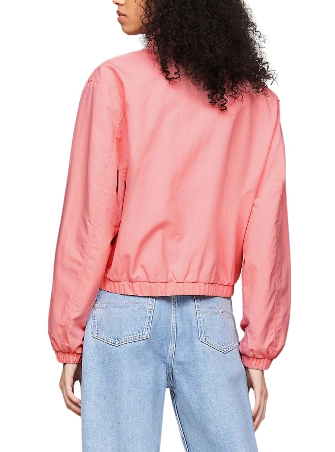 Jaqueta Tommy Jeans Essential Rosa para Mulher