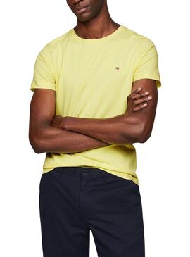 Camiseta Tommy Hilfiger Stretch Amarela Masculina