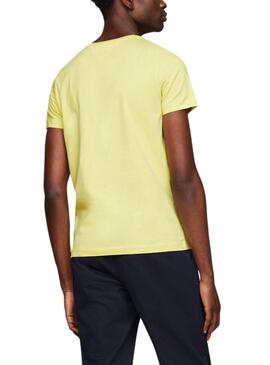 Camiseta Tommy Hilfiger Stretch Amarela Masculina