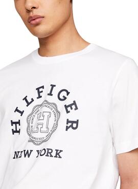 Camiseta Tommy Hilfiger Coin Branca para Homem