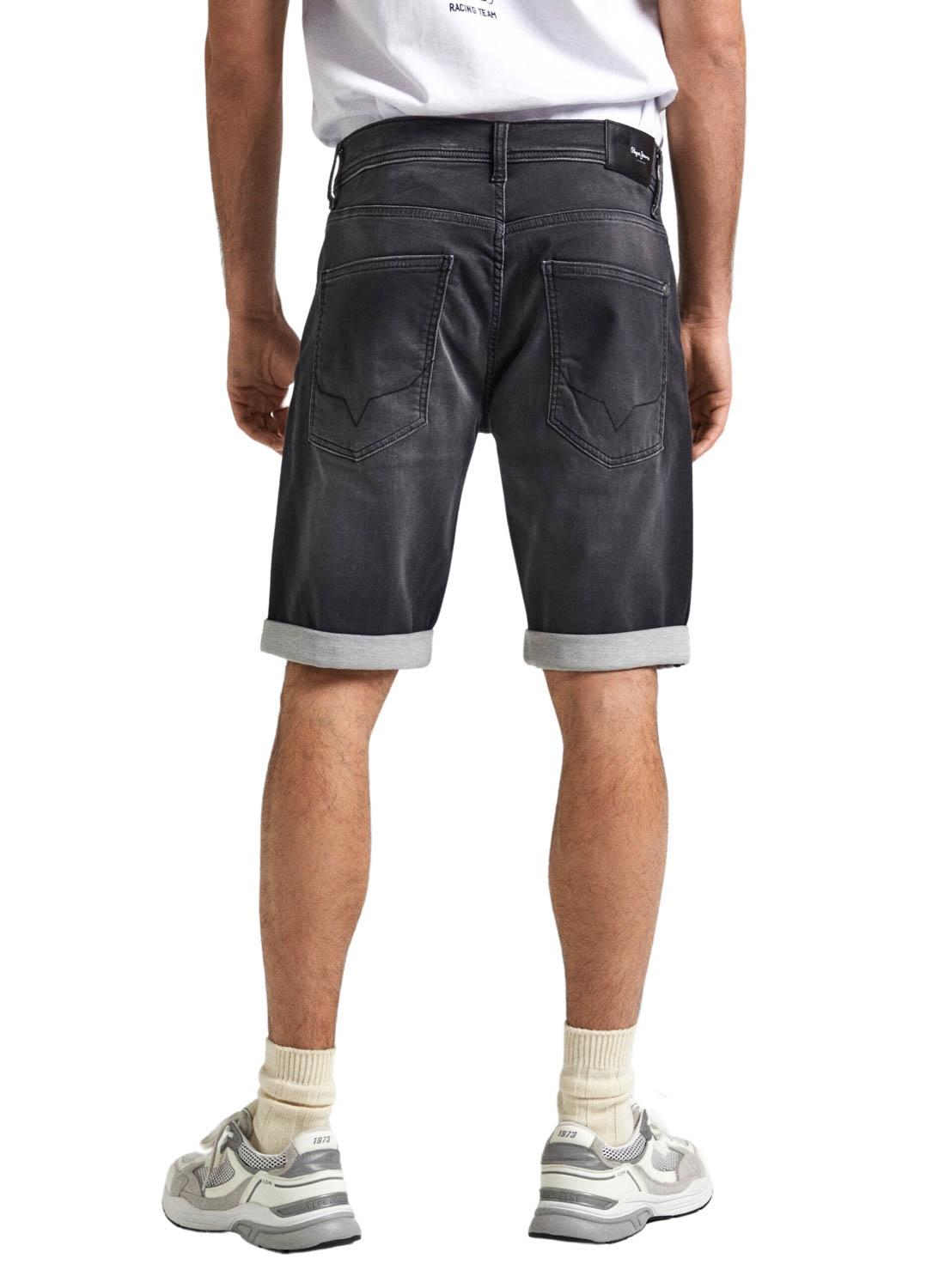 Bermuda Pepe Jeans Gymdigo Preto para Homem.