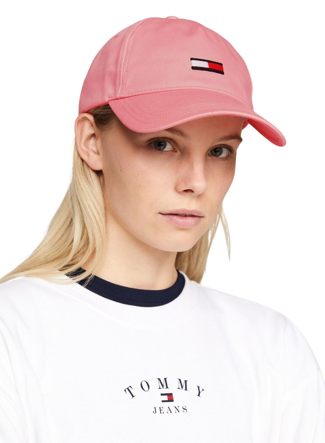 Boné Tommy Jeans Elongated Flag Rosa