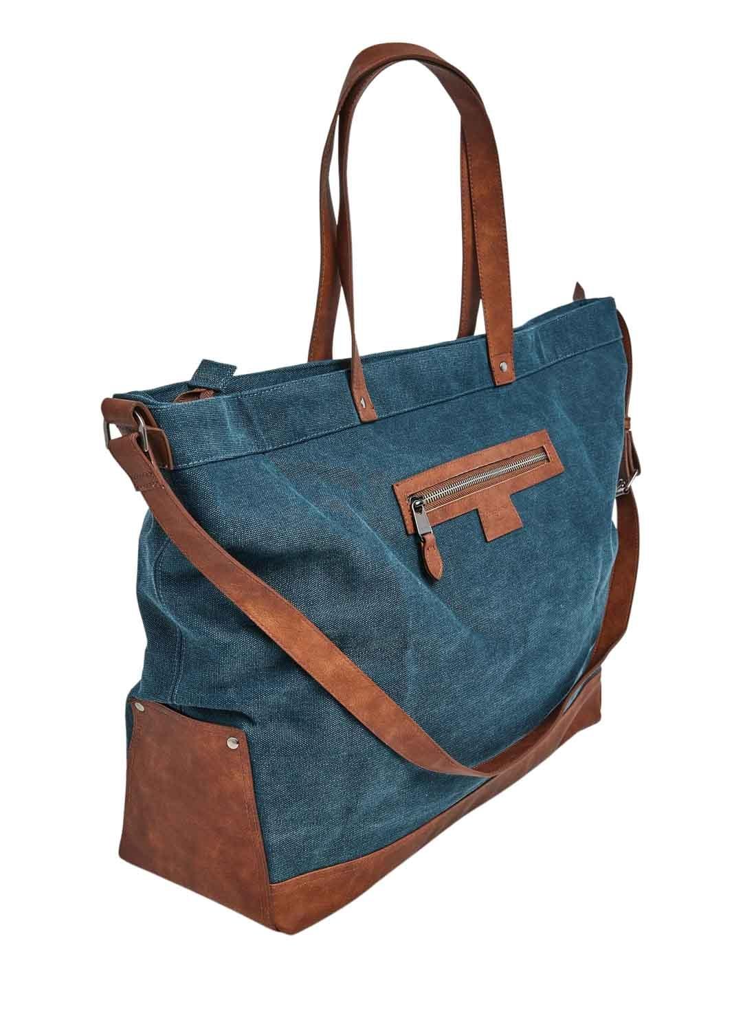 Bolsa Pepe Jeans Reece Heritage Azul para Mulher.