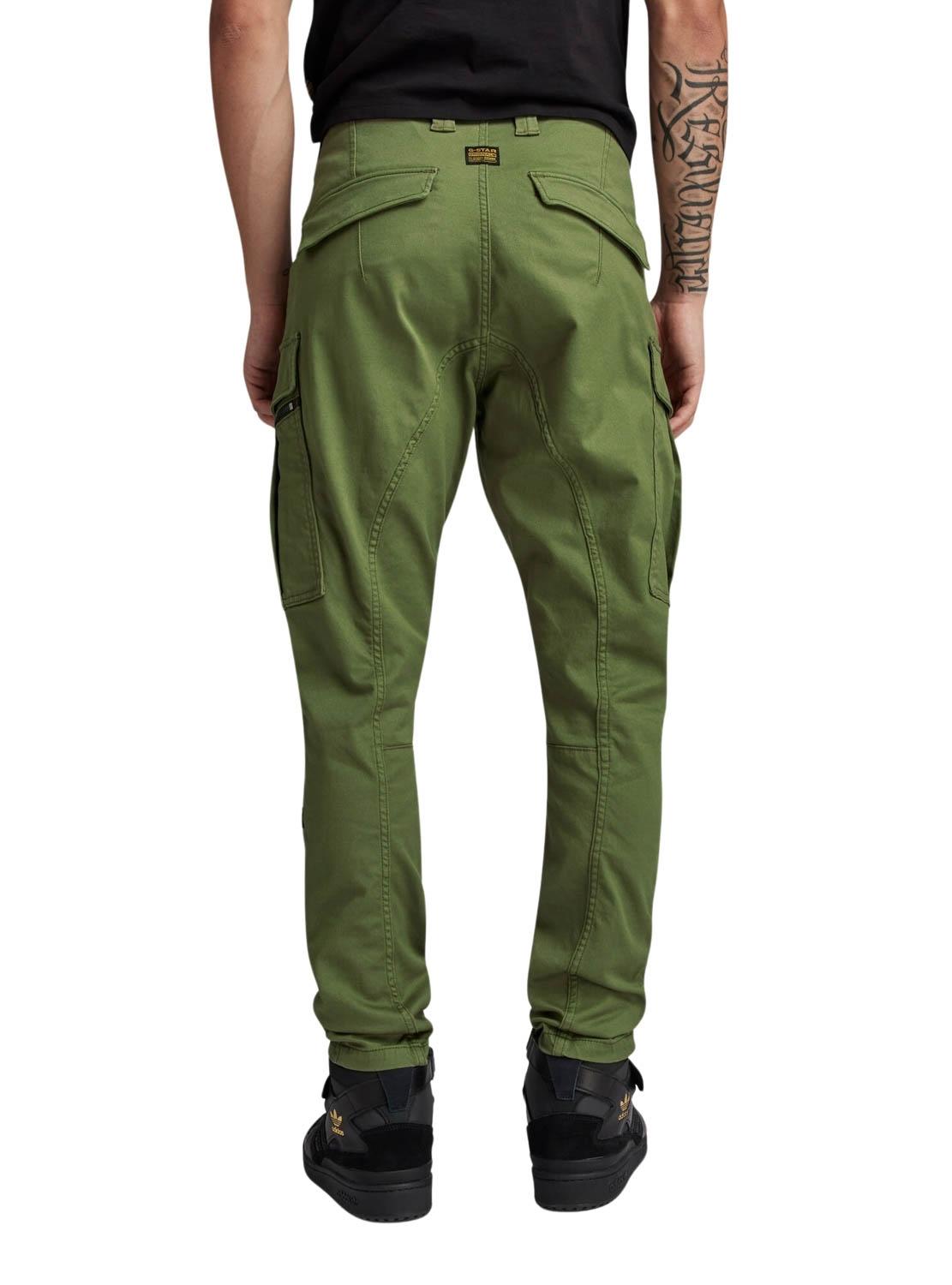 Calça G-Star Zip 3D Skinny Cargo Verde Masculina