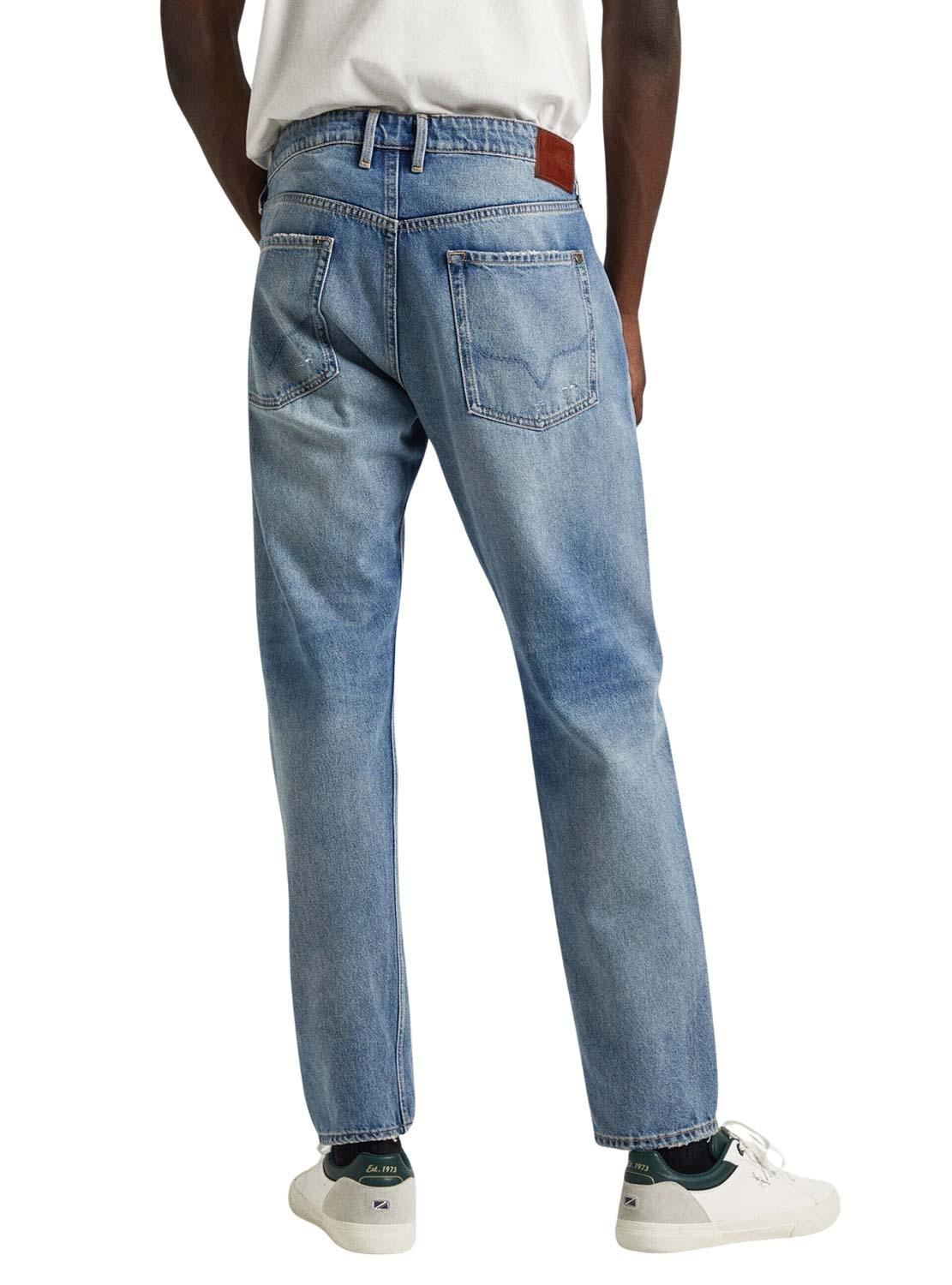 Calça Jeans Pepe Jeans Tapered Azul Homem