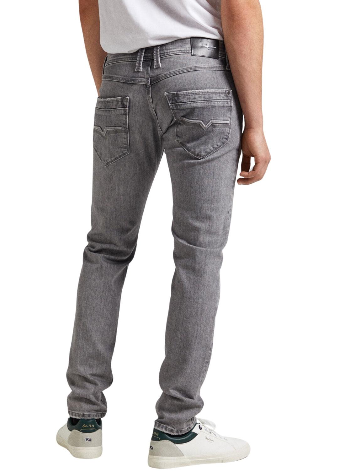 Calça jeans Pepe Jeans Tapered cinza masculina