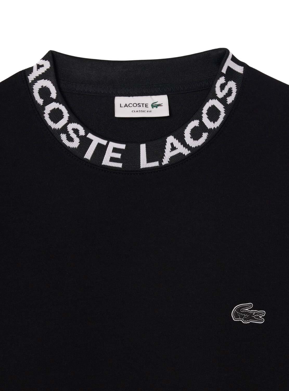 Moletom Lacoste Jacquard Preto para Homem