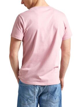 Camisa Pepe Jeans Clemente Rosa para Homem