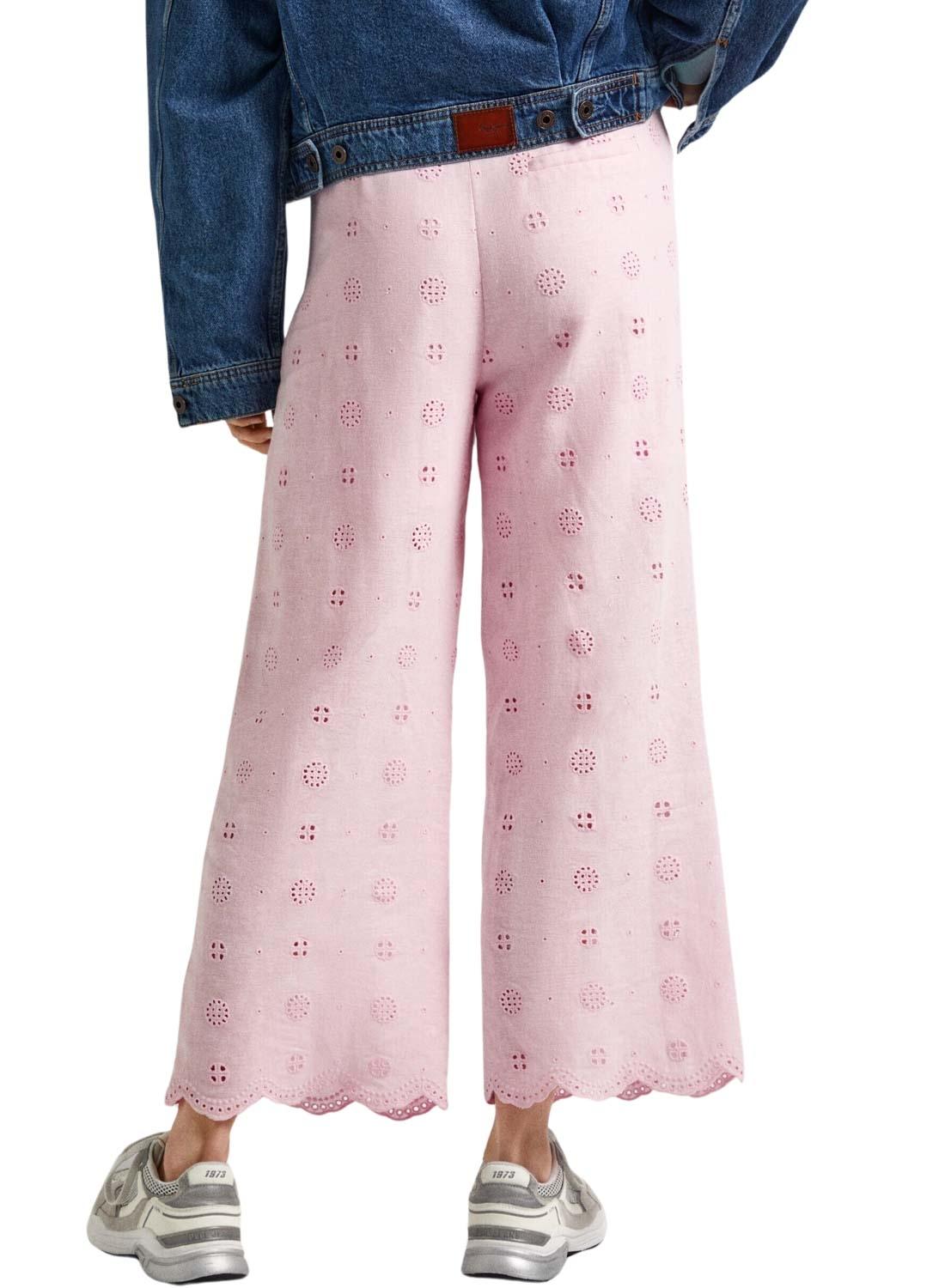 Calça Pepe Jeans Culotte Dory Rosa para Mulher