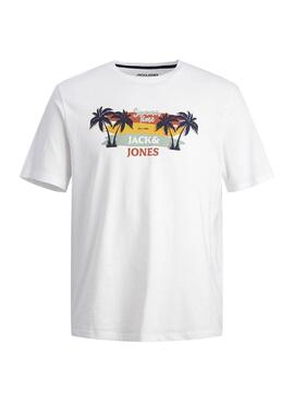 Camiseta Jack And Jones Verão Branco Para Menino
