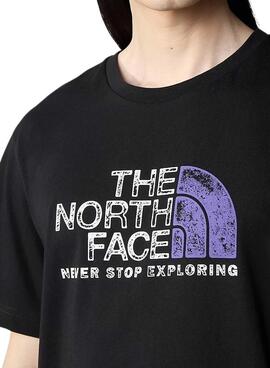 Camiseta The North Face Rust 2 Preto para Homem.