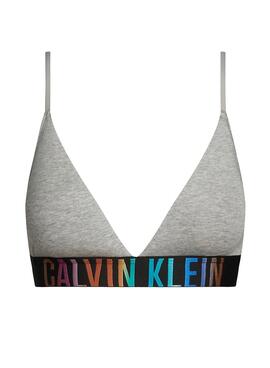 Sutiã Calvin Klein Lined Triangle Cinza Mulher