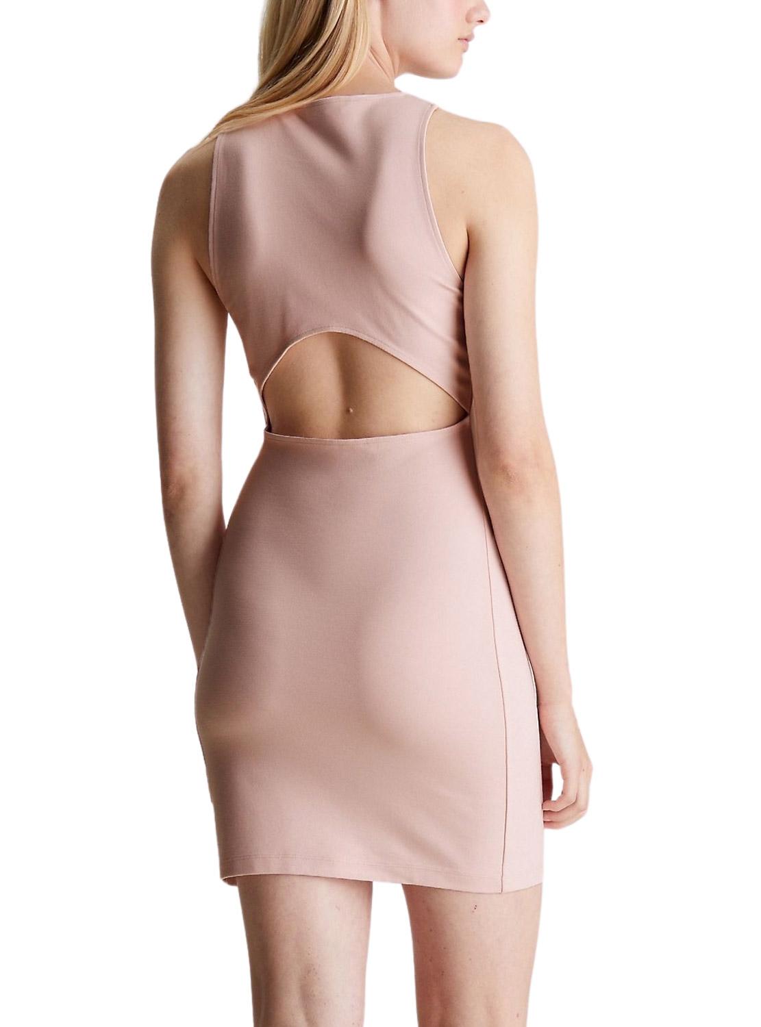 Vestido Calvin Klein Racerback Milano Rosa Mulher