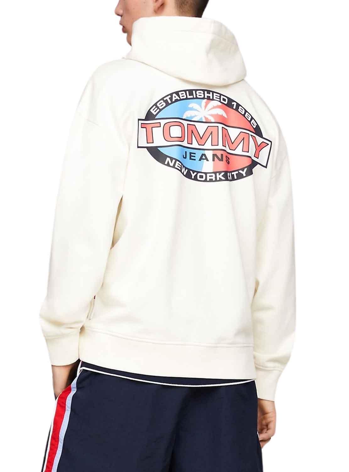 Moletom Tommy Jeans Archive Branco para Homem