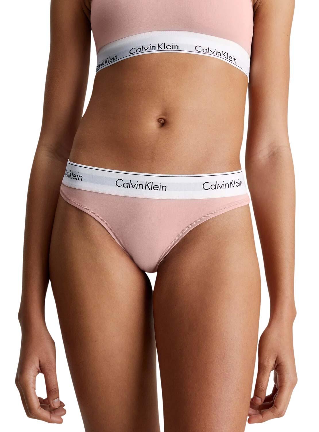 Tanga Calvin Klein Dued Rosa para Mulher