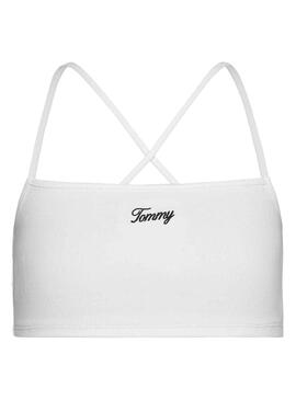 Top Tommy Jeans Strap Branco para Mulher