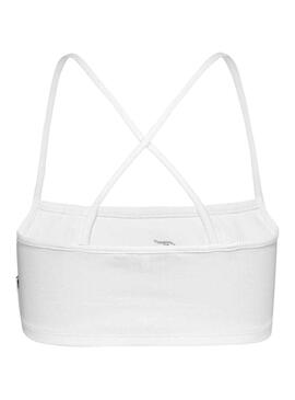 Top Tommy Jeans Strap Branco para Mulher