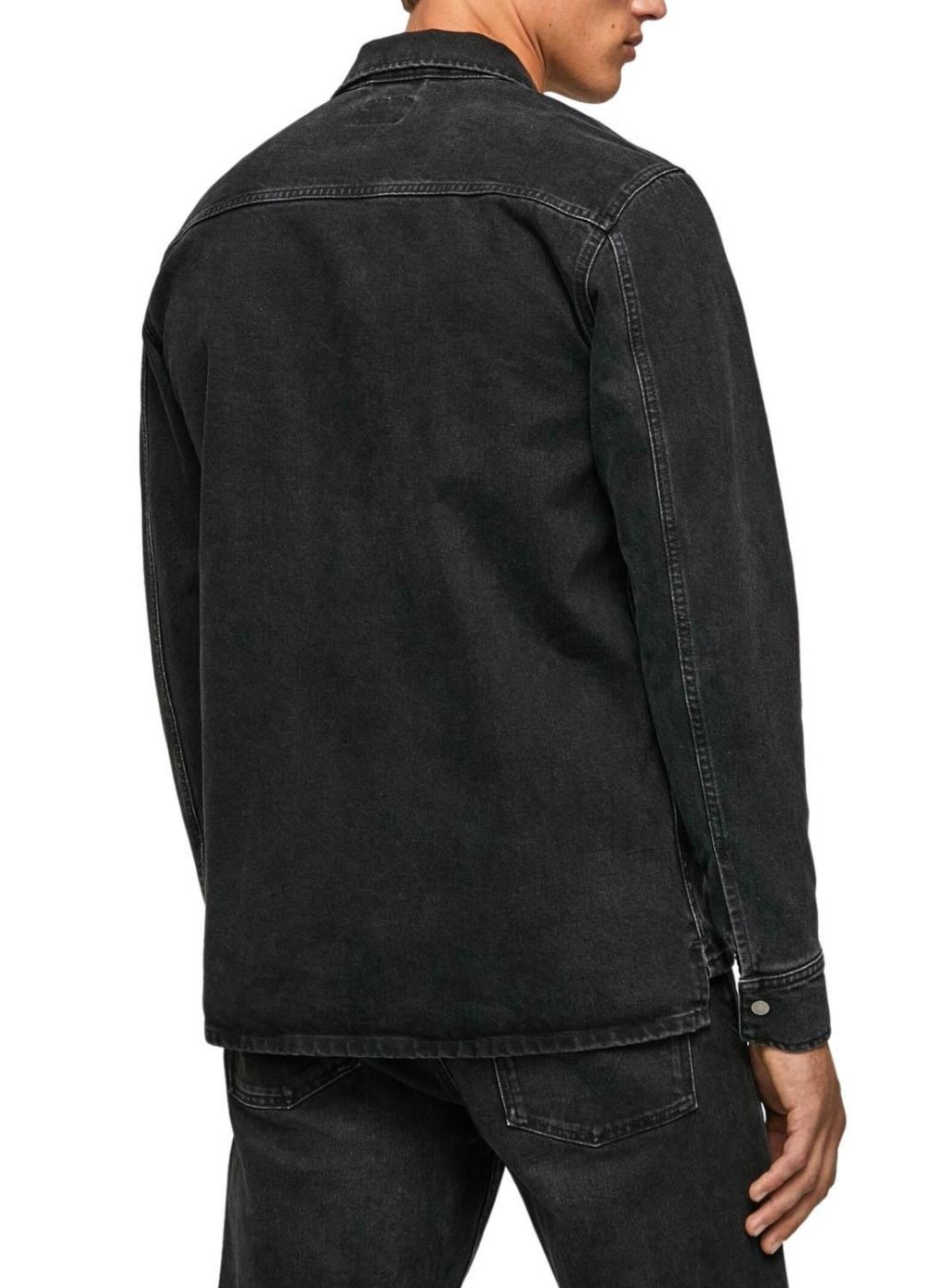 Casaca Pepe Jeans Weston Homem Preto Denim