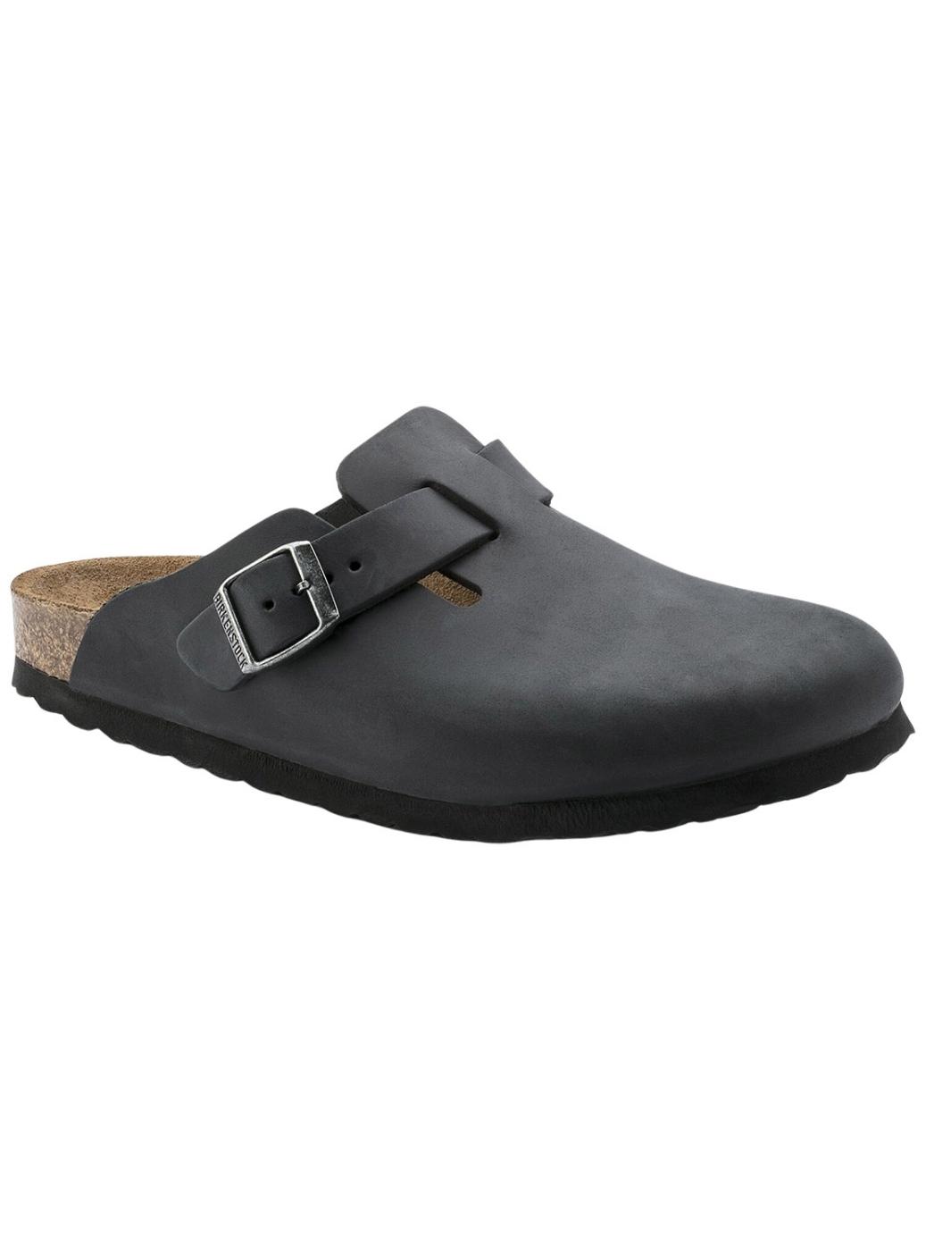 Tamancos Birkenstock Boston Preto para Mulher