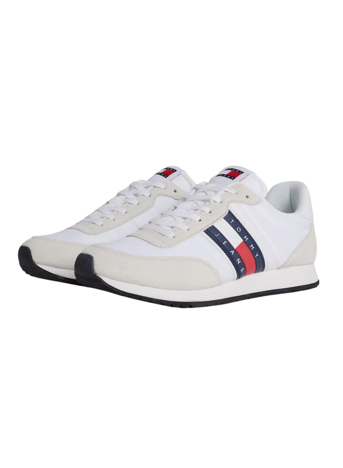 Sapatilhas Tommy Jeans Runner Casual Branco Homem