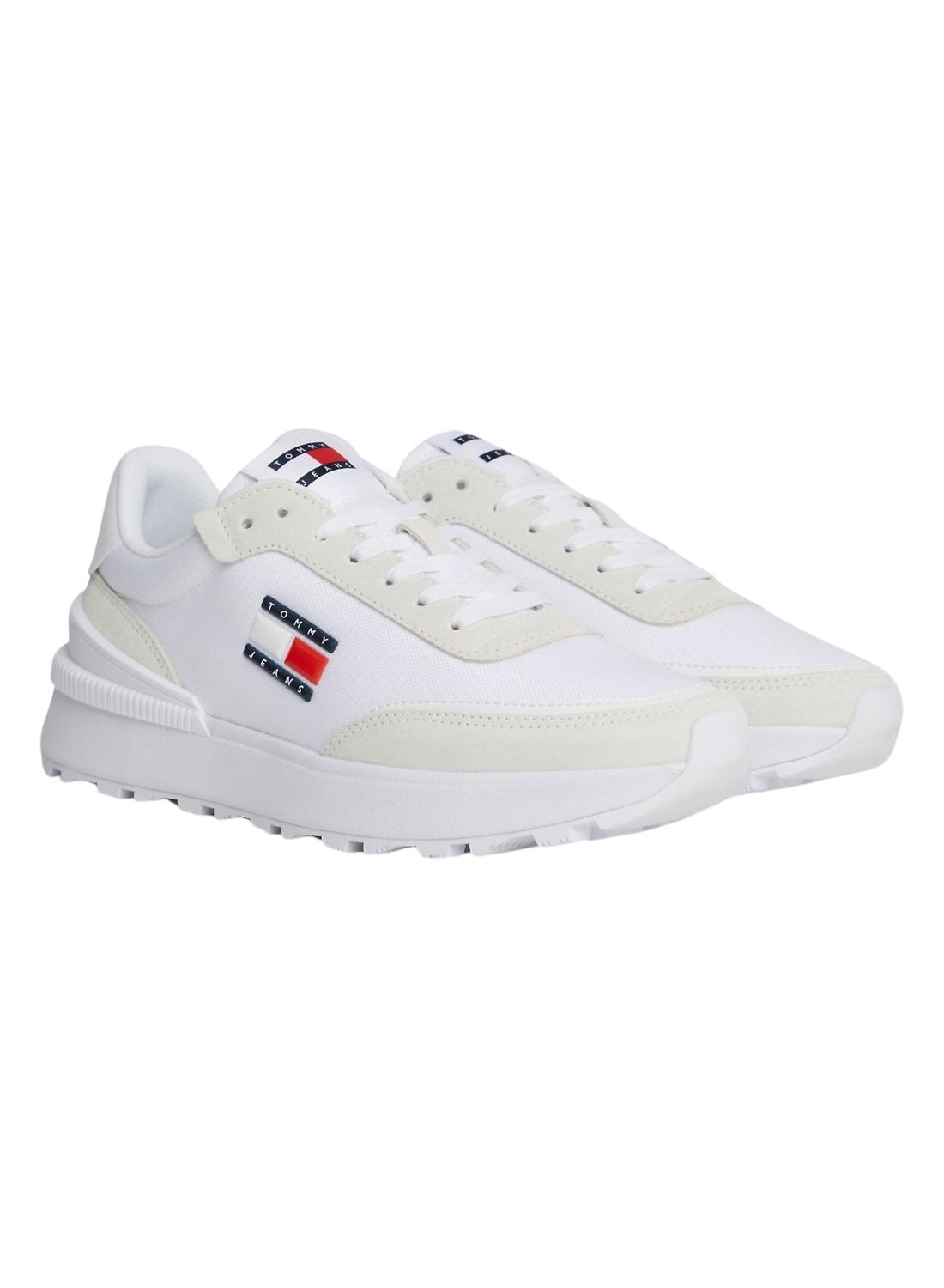 Sapatos Tommy Jeans Tech Runner Branco Mulher