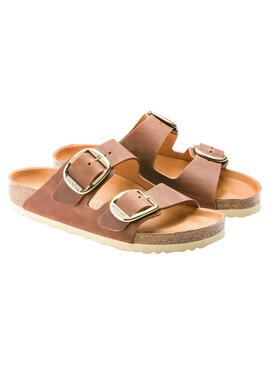 Sandálias Birkenstock Big Buckle Marrom para Mulher