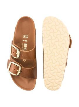 Sandálias Birkenstock Big Buckle Marrom para Mulher