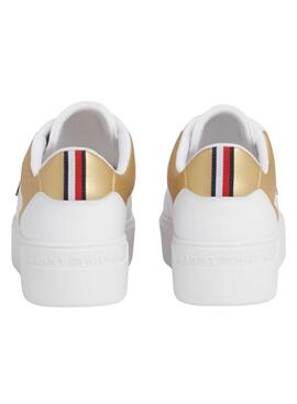 Sandálias Tommy Hilfiger Plataforma Branco para Mulher.