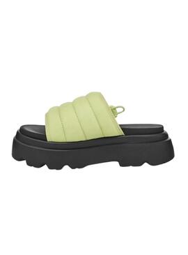 Sandálias UGG Callie Caterpillar Verde e Preto para Mulher.