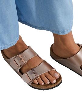 Sandálias Birkenstock Arizona BF Cobre para Mulher