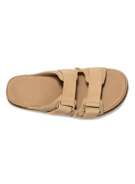 Sandálias UGG Goldenstar Suede Camel para Mulher.