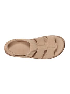 Sandálias UGG Goldenstar Strap Beige para Mulher.