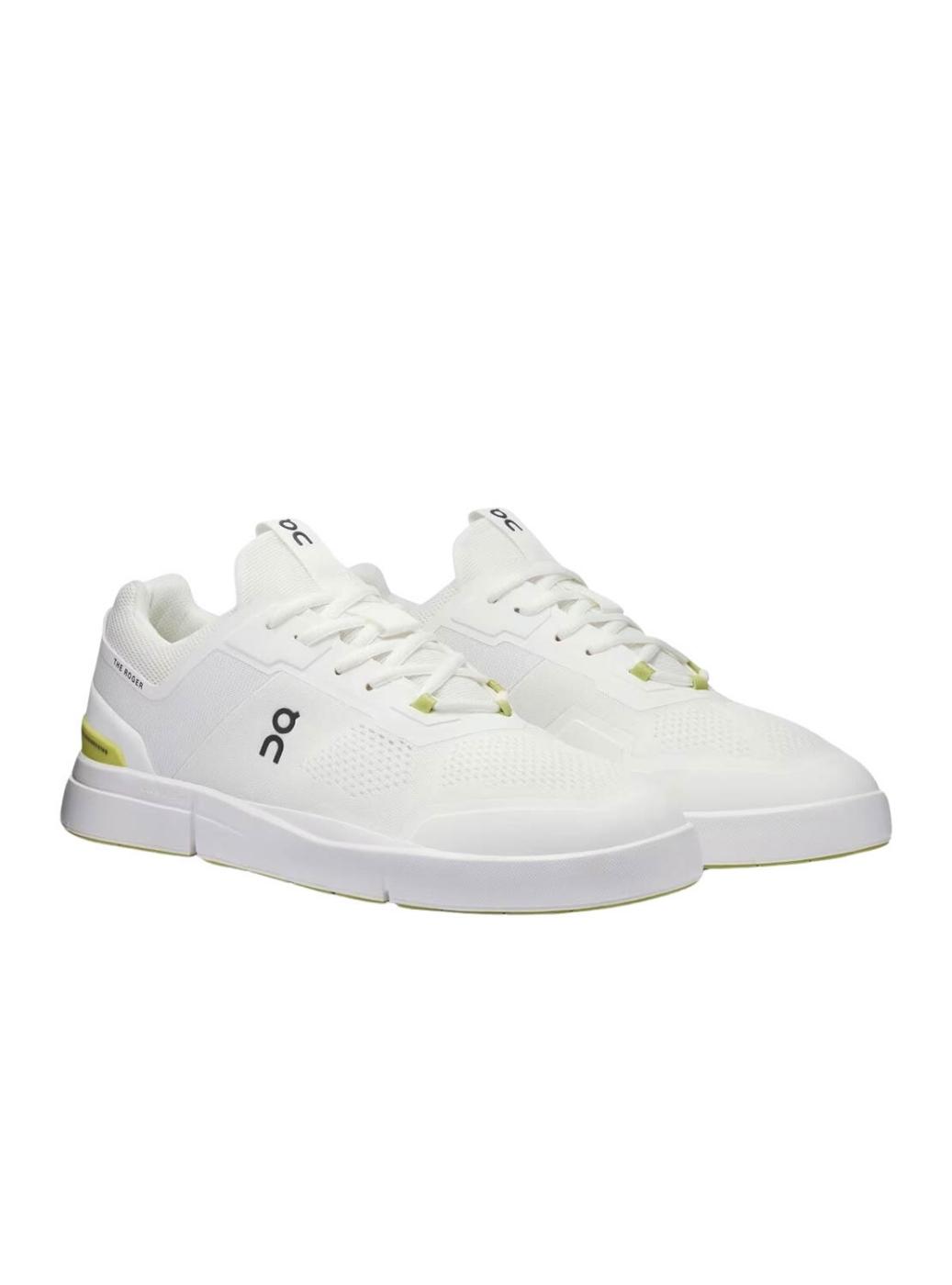 Tênis On The Roger Spin 2 Branco e Neon para Homens