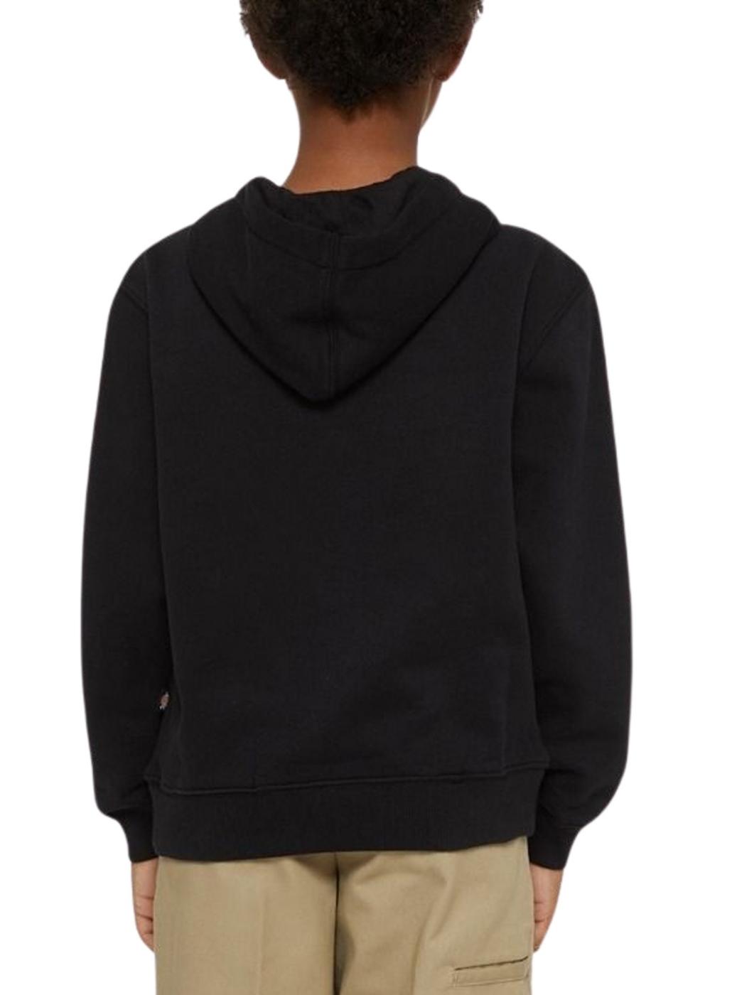 Moletom Dickies Youth Oakport Hoodie Preto para Meninos e Meninas