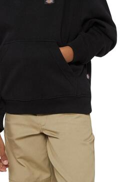 Moletom Dickies Youth Oakport Hoodie Preto para Meninos e Meninas