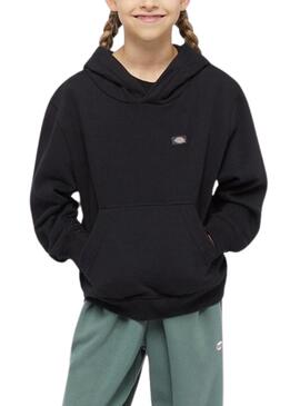 Moletom Dickies Youth Oakport Hoodie Preto para Meninos e Meninas