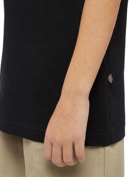 Camiseta Dickies Mapleton Tee Preto para Menina