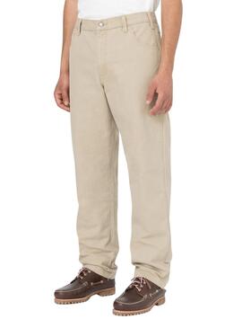 Calça Carpenter Dickies Duck Bege para Homens