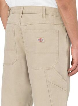 Calça Carpenter Dickies Duck Bege para Homens