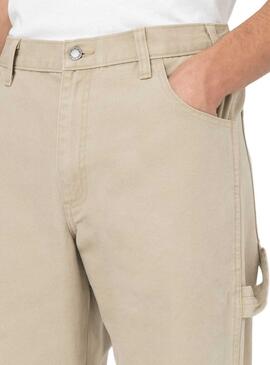 Calça Carpenter Dickies Duck Bege para Homens