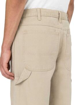 Calça Carpenter Dickies Duck Bege para Homens