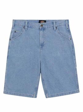 Bermuda Dickies Garyville Jeans Azul Para Homens