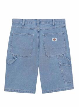 Bermuda Dickies Garyville Jeans Azul Para Homens