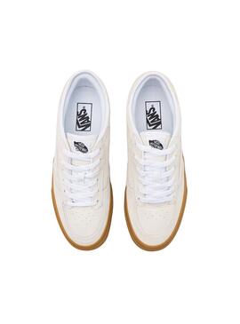 Sapatos Vans Rowley branco para homem.