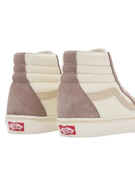 Tênis Vans SK8 Hi Cinza para Mulher.