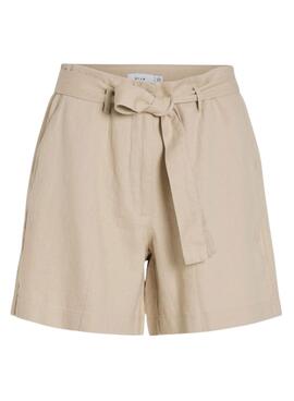 Shorts Vila Jolanda Bege para Mulher.